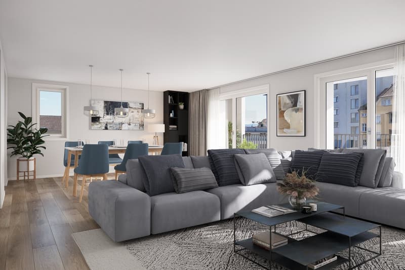 Exklusive 4.5-Zimmer-Maisonette-Wohnung in Birsfelden - nach kompletter Kernsanierung (2)