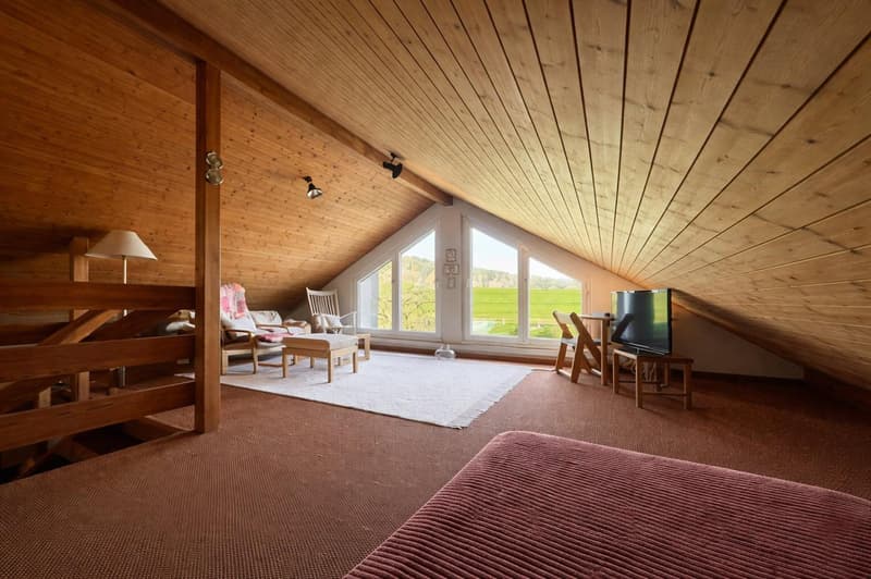 Familienfreundliches Doppeleinfamilienhaus mit Wintergarten und schöner Aussicht in Hinteregg (18)