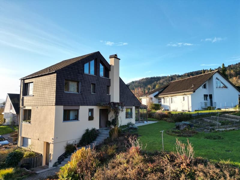Familienfreundliches Doppeleinfamilienhaus mit Wintergarten und schöner Aussicht in Hinteregg (2)