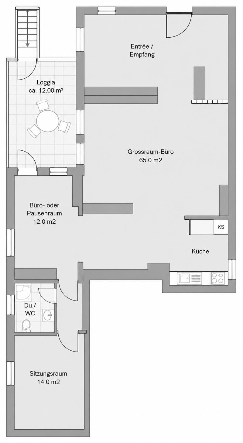 Ihr neues Büro - frisch renoviert, rollstuhlgängig, für ruhiges Gewerbe (13)