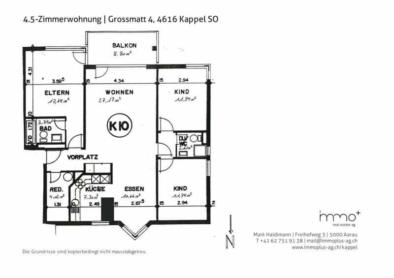 Grundriss | 4.5-Zimmerwohnung