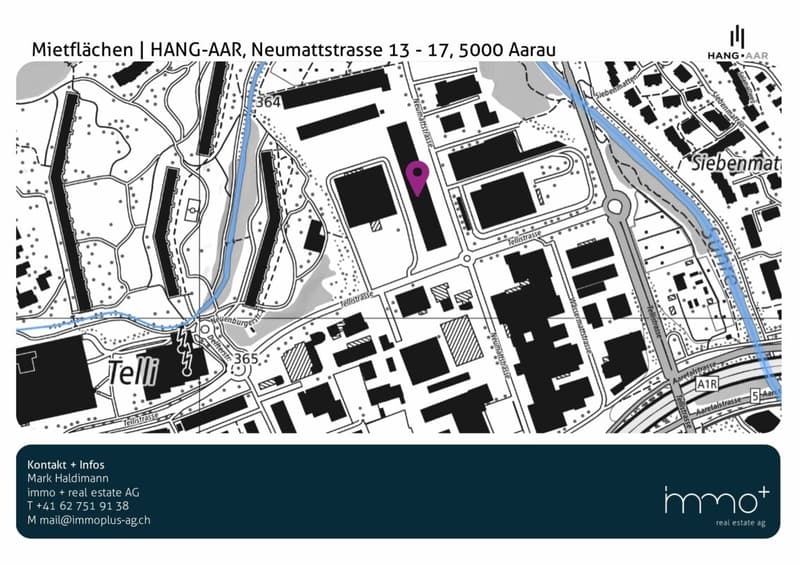 Büro/Gewerbe | Hang-Aar | 500 bis 1'293 m² (3)