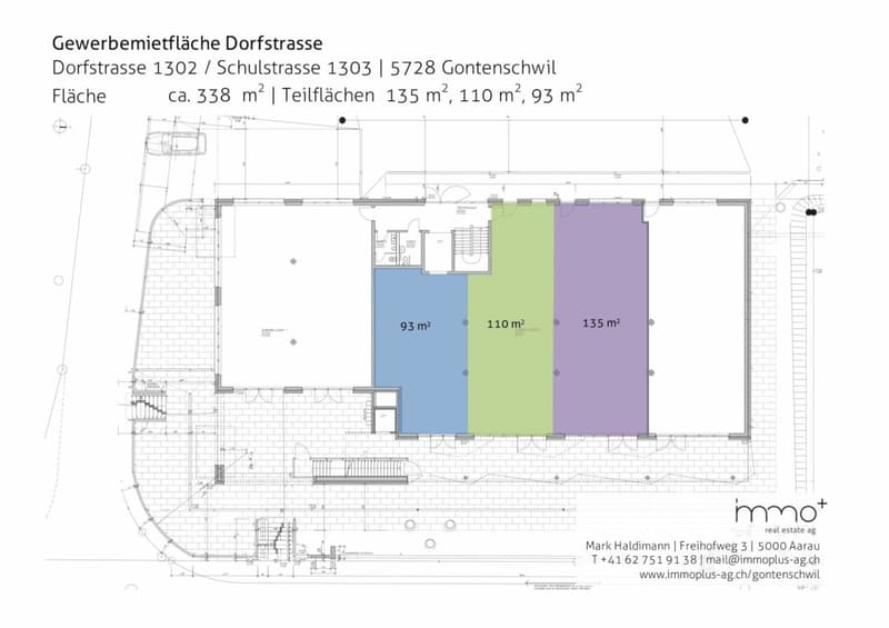 Grundriss Gewerbefläche 338 m²