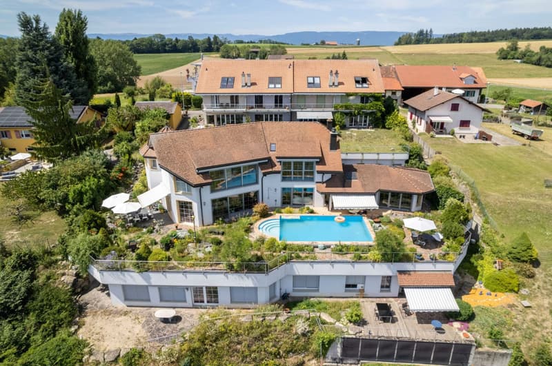 11-Zimmer-Villa mit Pool und Panoramaseesicht in Bellerive kaufen (3)