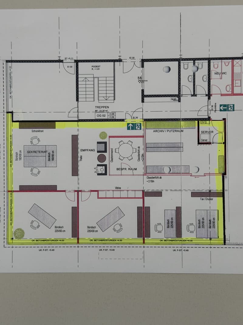 Grundriss total 155 m²