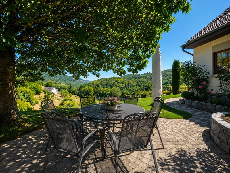 Sitzplatz mit Weitblick
