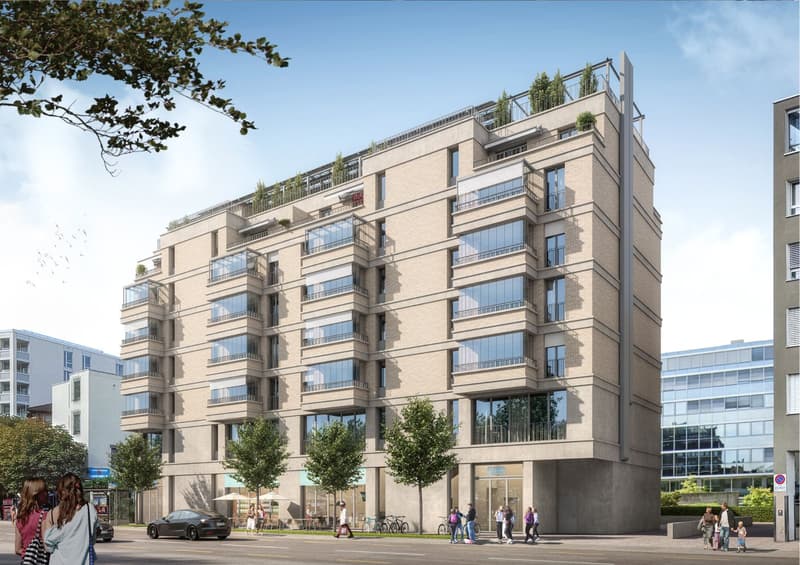 3.5 Zimmerwohnung mit ZWEI Balkonen in 10 min am Hauptbahnhof Zürich!! (3)
