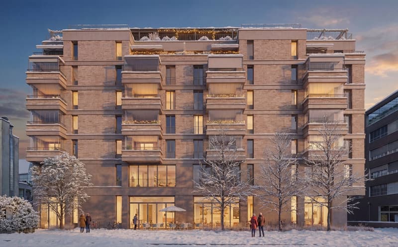 Nur noch eine 2.5 Zimmerwohnung im 6.OG: Lichtdurchflutete Wohnung mit zwei Balkonen (9)