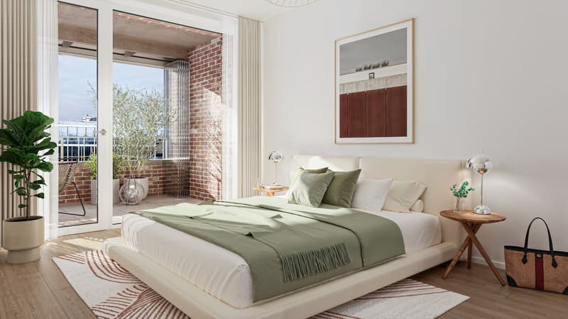 Nur noch eine 2.5 Zimmerwohnung im 6.OG: Lichtdurchflutete Wohnung mit zwei Balkonen (4)