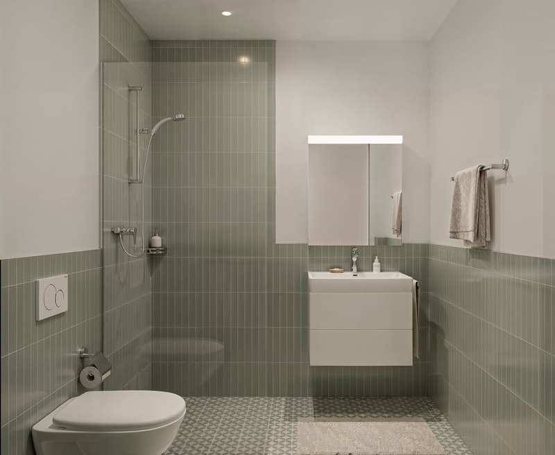 Nur noch eine 2.5 Zimmerwohnung im 6.OG: Lichtdurchflutete Wohnung mit zwei Balkonen (5)