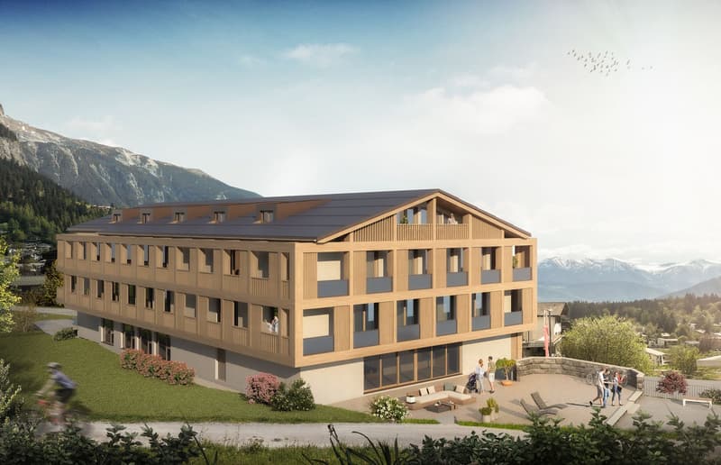 LETZTE 3.5 Zimmer Maisonettewohnung, 15 m von der Piste und den Bergbahnen! (9)