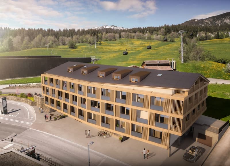 LETZTE 3.5 Zimmer Maisonettewohnung, 15 m von der Piste und den Bergbahnen! (3)