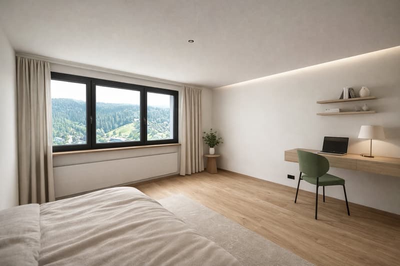 Appartement 3.5 pièces au 10ème étage avec vue panoramique au Locle (2)