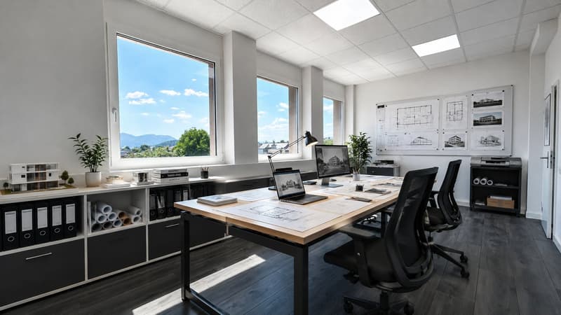 À louer – Local commercial / bureaux d’environ 62 m² au centre de Delémont (2)