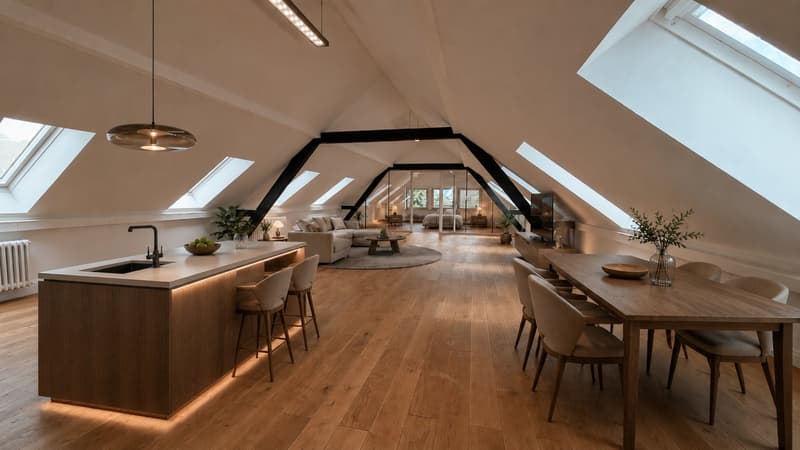 Loft atypique de 2.5 pièces à Delémont – Charme de l'ancien et confort moderne (3)