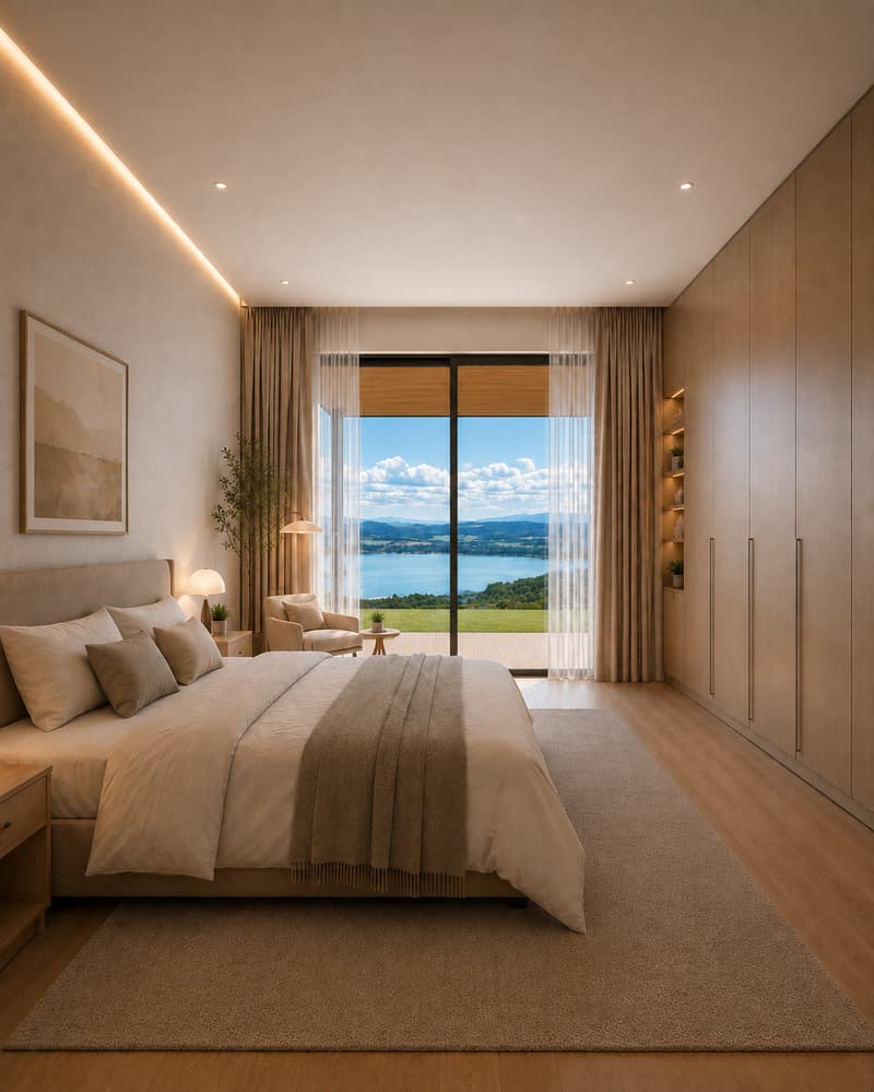 Projet de villa jumelée de 5,5 pièces avec trois terrasses et vue panoramique sur le lac (7)