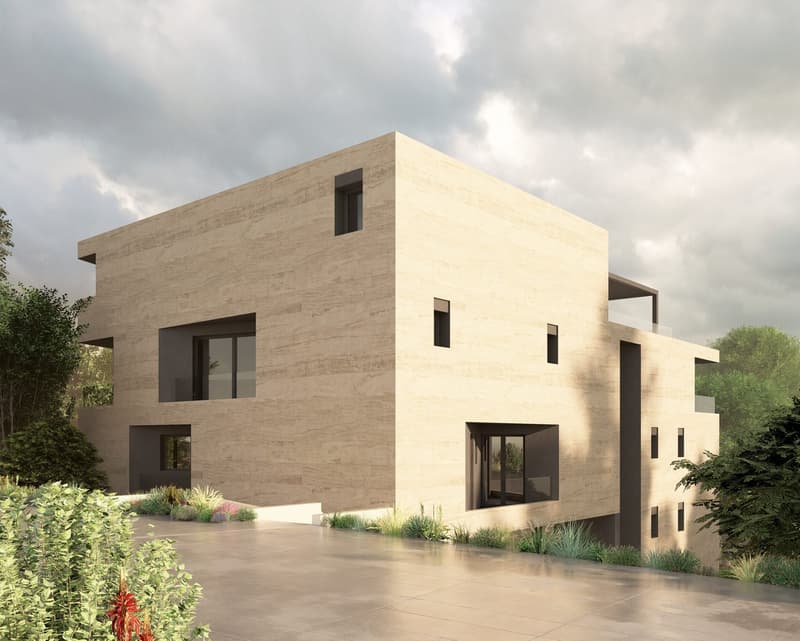Eleganti grandi  appartamento di 4.5 locali a Viganello con piscina, zona relax e garage (4)