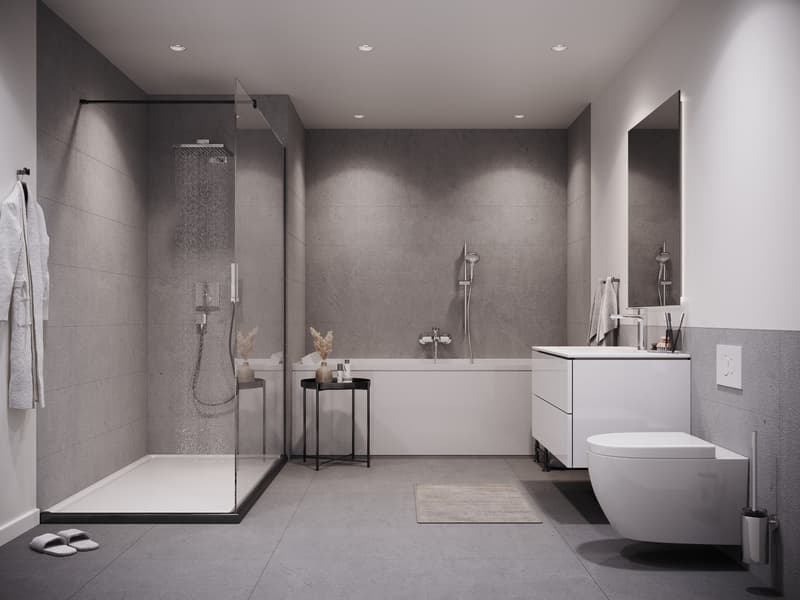 Exklusive 3.5 Zimmer Neubauwohnung mit grosszügigem Balkon - 117m2 - CHF 760'000.00 (8)
