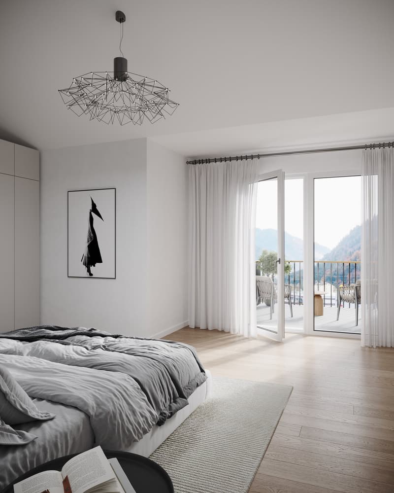 Exklusive 3.5 Zimmer Neubauwohnung mit grosszügigem Balkon - 117m2 - CHF 760'000.00 (5)
