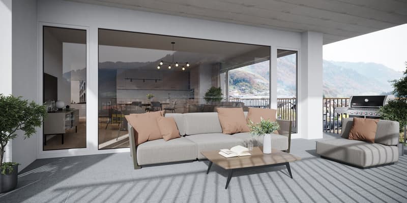 Exklusive 3.5 Zimmer Neubauwohnung mit grosszügigem Balkon - 117m2 - CHF 760'000.00 (12)