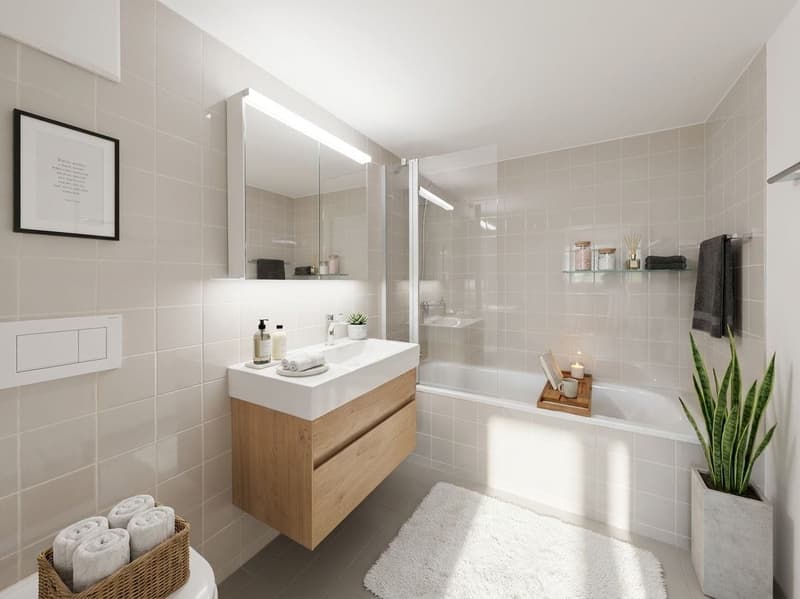 Attraktiv wohnen, clever sparen - Moderne 3.5-Zimmer-Wohnung in Opfikon mit halber Miete im ersten Monat (8)