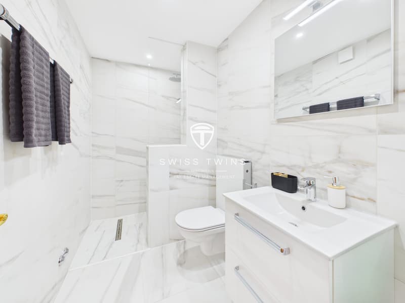 Neu renoviertes business 1-Zimmer-Serviced Apartment mit Garten in Meilen mieten (6)