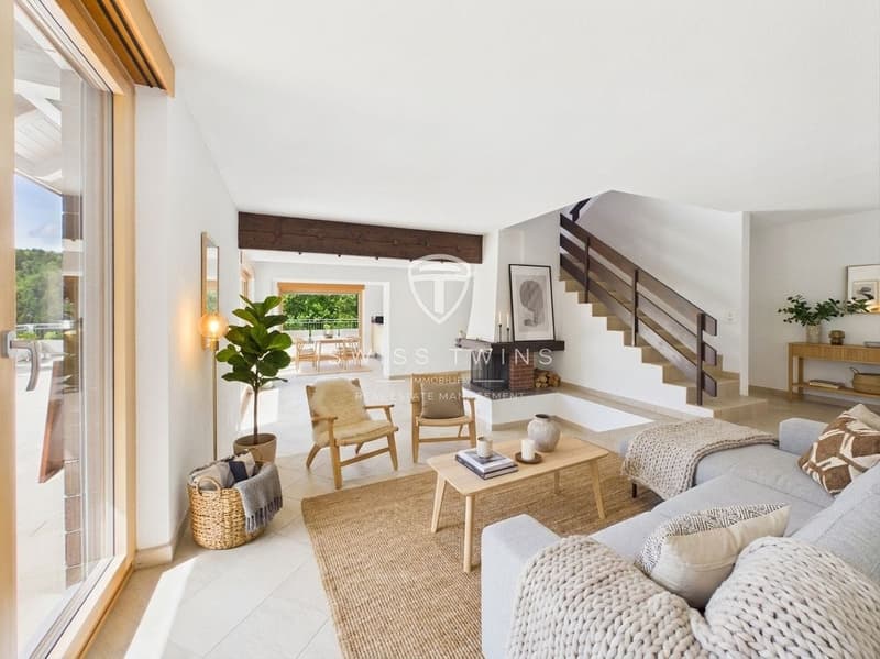 6.5-Zi. Wohnung mit 180 m² Terrasse in Stallikon (7)