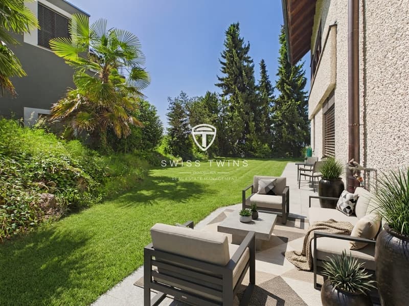 Neu renoviertes business 1-Zimmer-Serviced Apartment mit Garten in Meilen mieten (2)