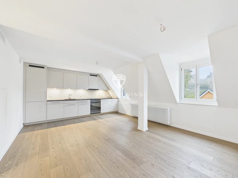 Exklusives Wohnen über den Dächern von Zürich - Stilvolle 2.5-Zimmer-Wohnung mit Terrasse (1)