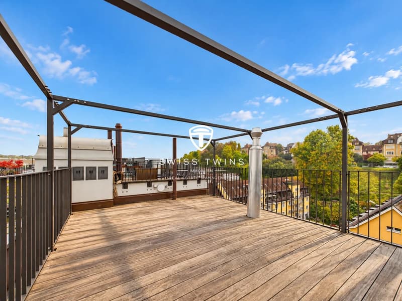 Exklusives Wohnen über den Dächern von Zürich - Stilvolle 2.5-Zimmer-Wohnung mit Terrasse (8)