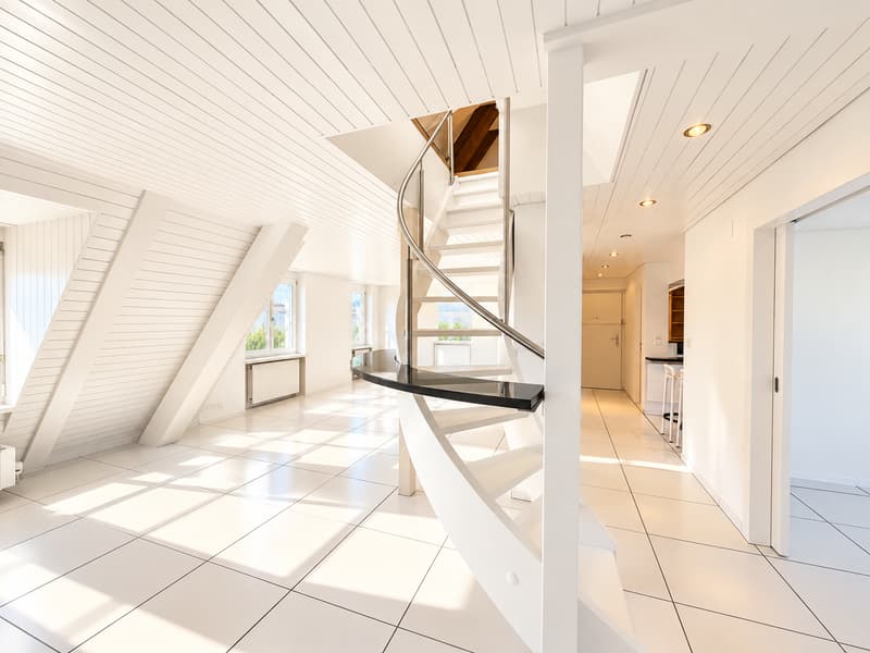 Über den Dächern von Zürich - Maisonette-Wohnung mit spektakulärer Dachterrasse (9)