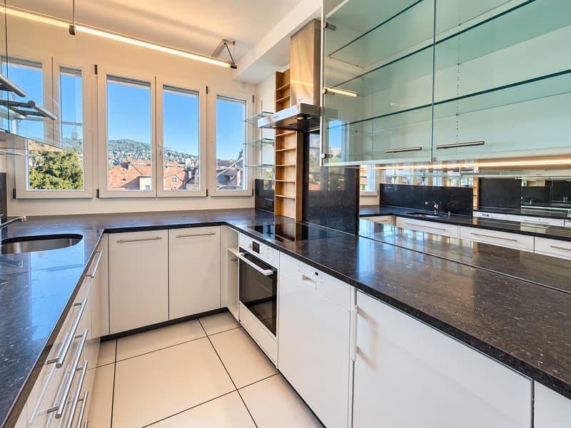 Über den Dächern von Zürich - Maisonette-Wohnung mit spektakulärer Dachterrasse (8)