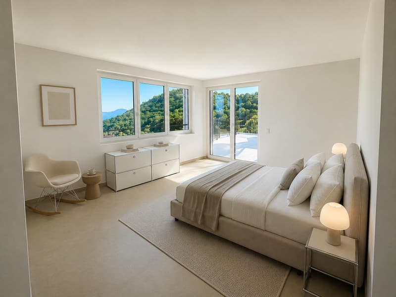 Cademario – Esclusiva villa con piscina e spettacolare vista lago (11)