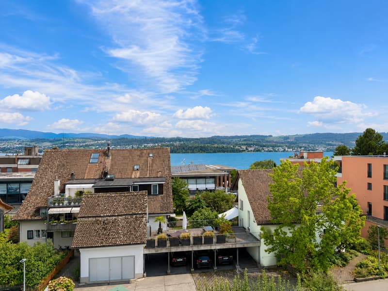 Aussicht vom Balkon