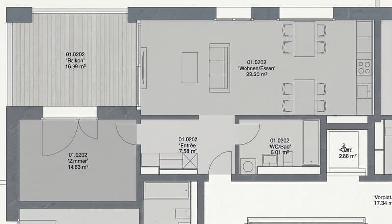 Moderne 2-Zimmer-Wohnung in Uster – Neubau mit Minergie-Zertifikat (9)