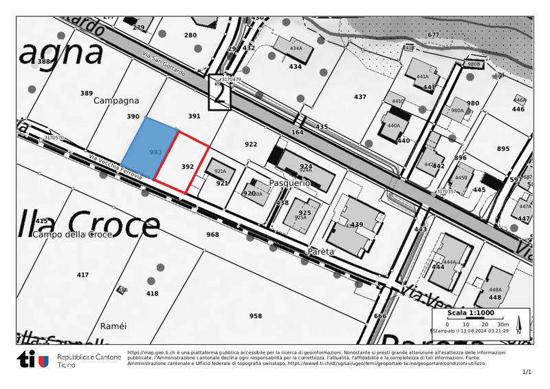 Terreno edificabile  (556 mq oppure 1'112 mq) (4)