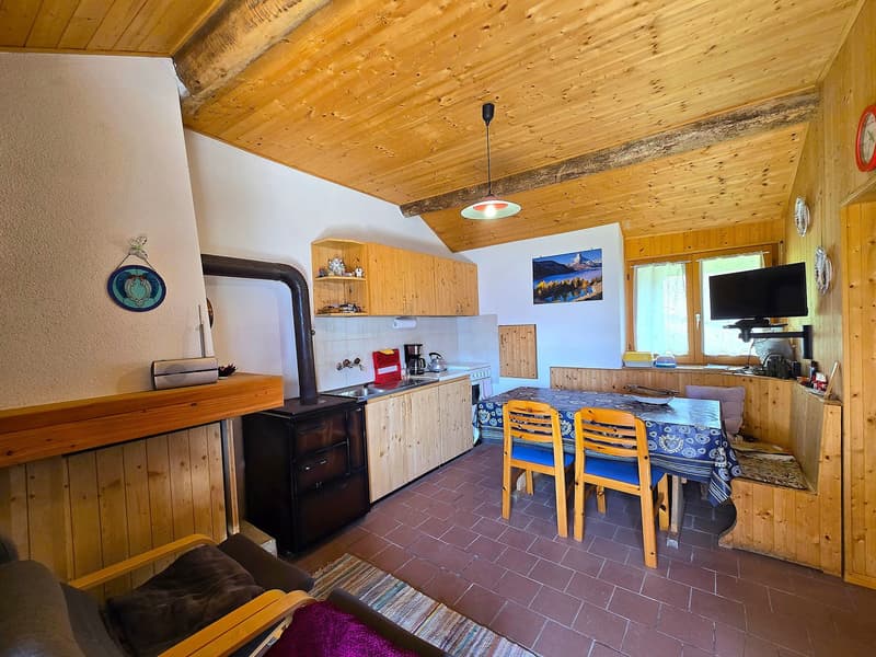 schöne Berghütte inmitten der Natur mit schöner Panoramablick (7)