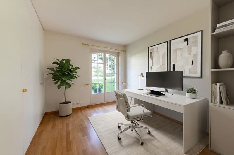 Modernes Zuhause mit Cheminée & privatem Gartenanteil (10)