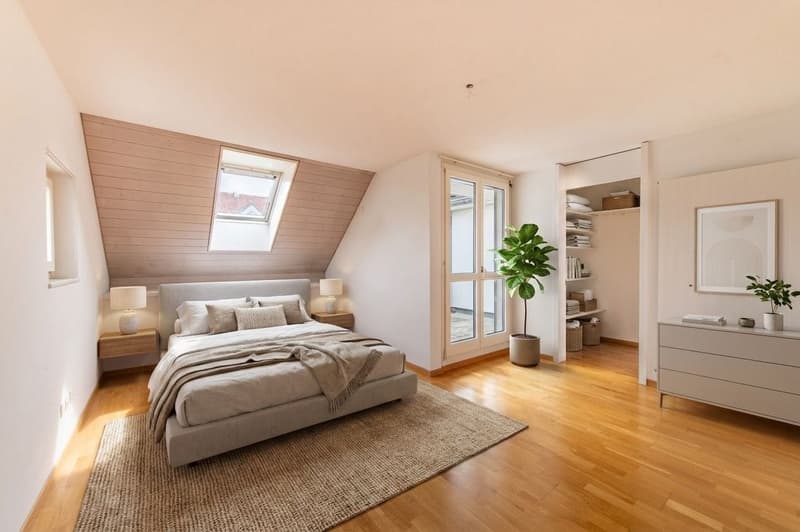 Duplexwohnung mit gemütlichem Cheminée & eigener Waschmaschine (5)