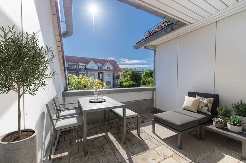 Duplex-Highlight mit Waschturm, Réduit & Cheminée (1)