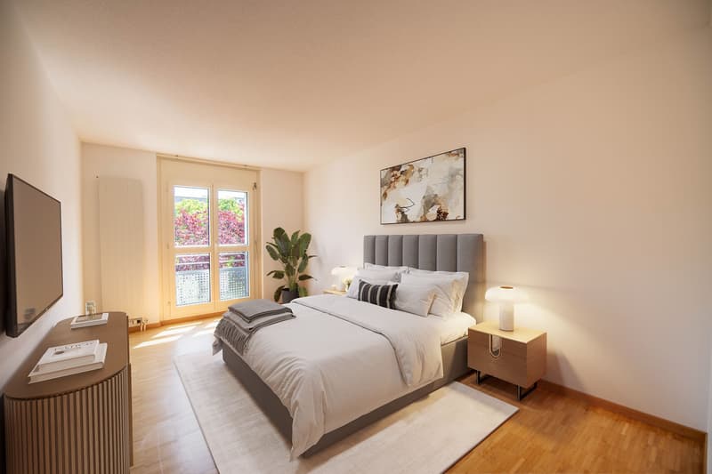 Grosszügig, im Grünen und mit eigener Waschküche & grossem Balkon! (9)