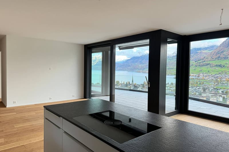 4.5-Zimmerwohnung mit beeindruckender See- und Bergsicht in Ennetbürgen - befristet auf 3 Jahre (3)