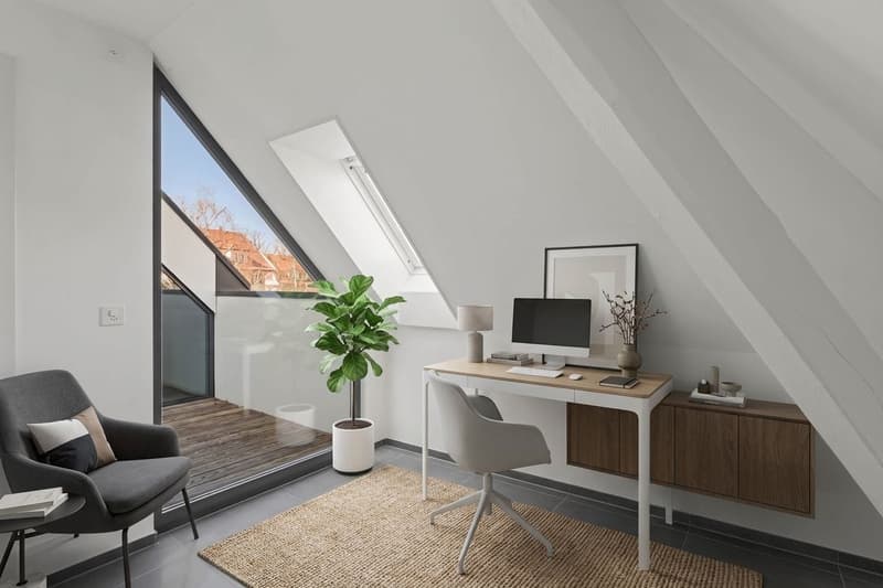 3½-Zimmer-Dachwohnung mit Galerie nahe Bern  stilvoll & einzigartig (6)