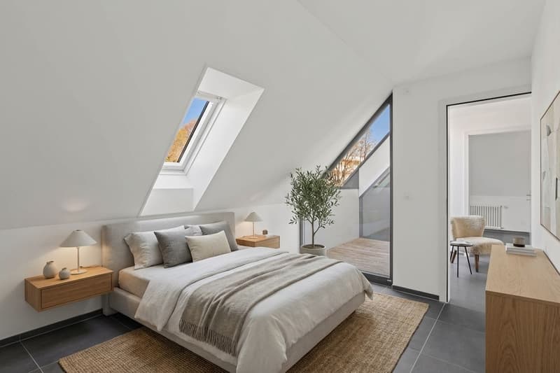 3½-Zimmer-Dachwohnung mit Galerie nahe Bern  stilvoll & einzigartig (4)