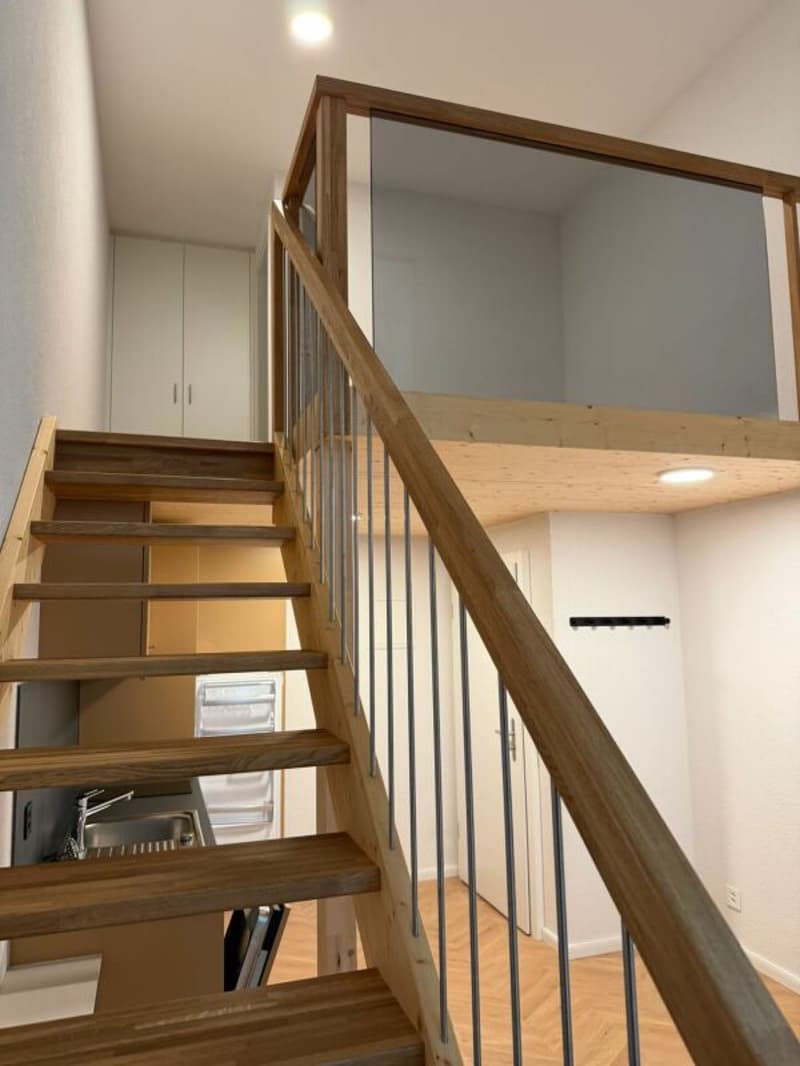 Magnifique studio en duplex en plein centre-ville de Delémont (6)