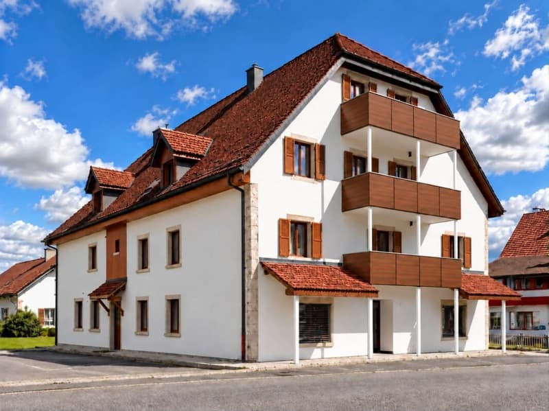 Magnifique 2.5 pces au rez-de-chaussée rénové à neuf au centre de Glovelier (11)