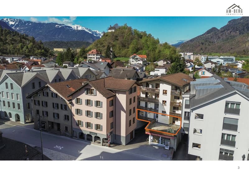 Centrally located and flexibly usable 4.5-room apartment in Domat/Ems (2)