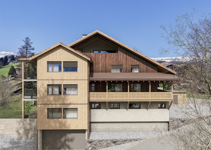 NEUBAU: 3.5-Zimmer- Dachwohnung in umgebautem Stall in Flerden (2)
