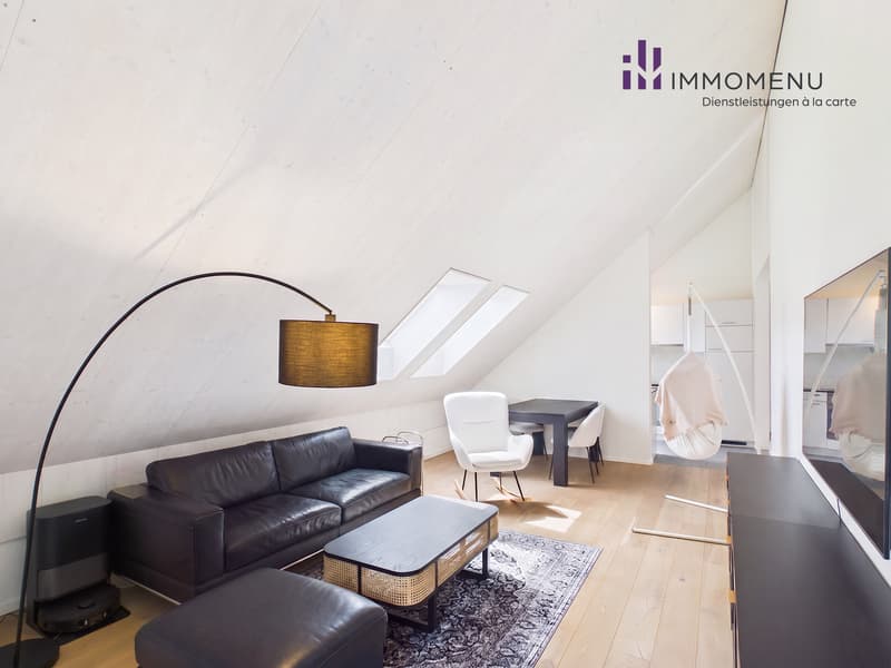 Moderne 2.5-Zimmer-Attikawohnung mit Weitsicht in Oberweningen (1)