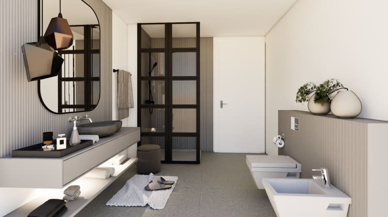 Two new and modern houses with garden (9)